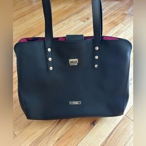 Trina Turk Black- vegan leather  shoulder bag